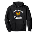 Anti Social Butterfly Shy Introvert Hoodie - Streetwear Style for Adults - T-Shirt, Sweatshirt, Hoodie