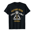 Victory Over Vices 12 Step Recovery Aa T-Shirt - Graphic Print for Adults - T-Shirt, Sweatshirt, Hoodie