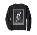 Overthinker Tarot Card Skeleton Sweatshirt - Unique Graphic for Adults - T-Shirt, Sweatshirt, Hoodie