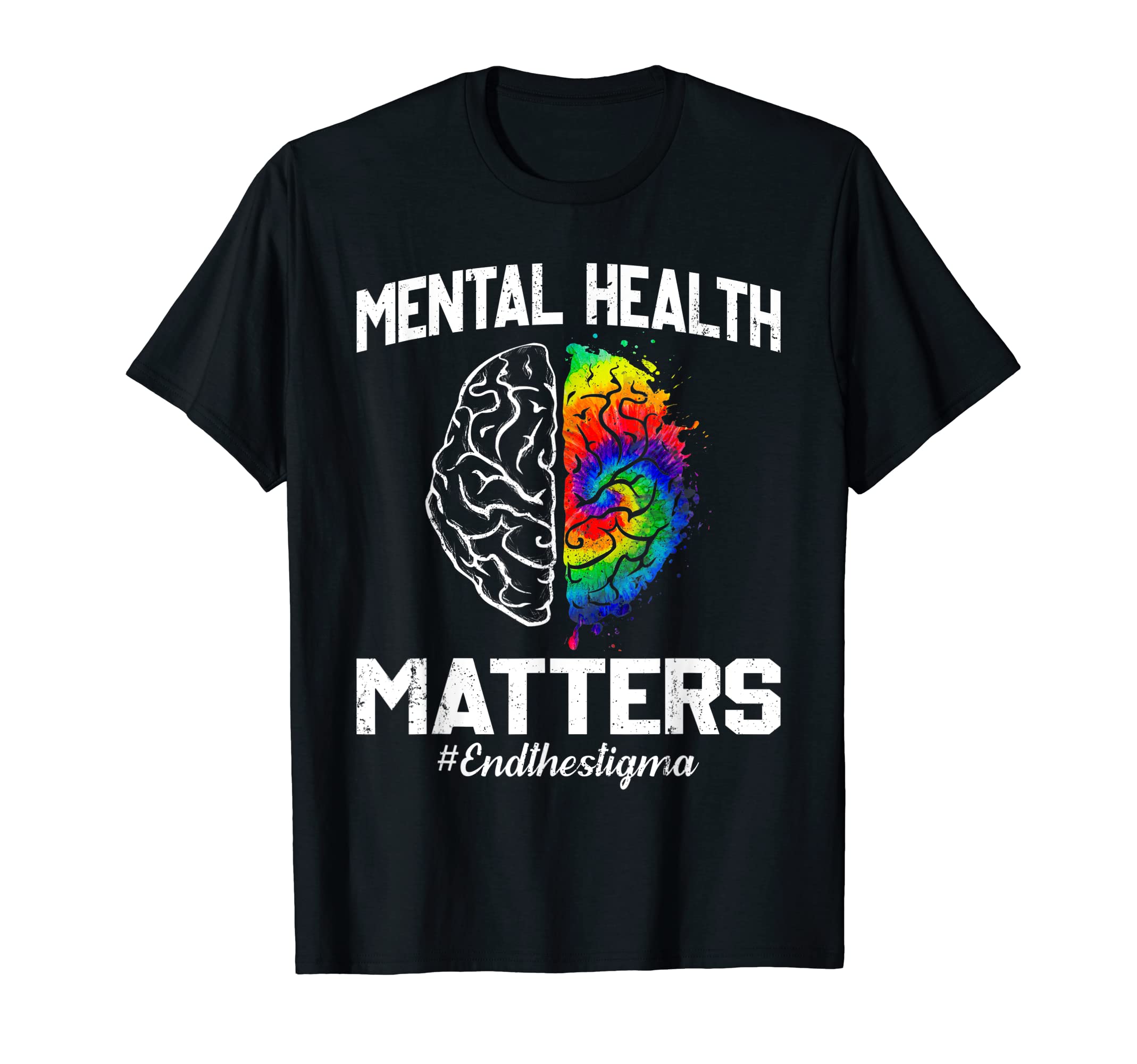 End Stigma Mental Health Matters T-Shirt - Casual Everyday Wear for Adults - T-Shirt, Sweatshirt, Hoodie