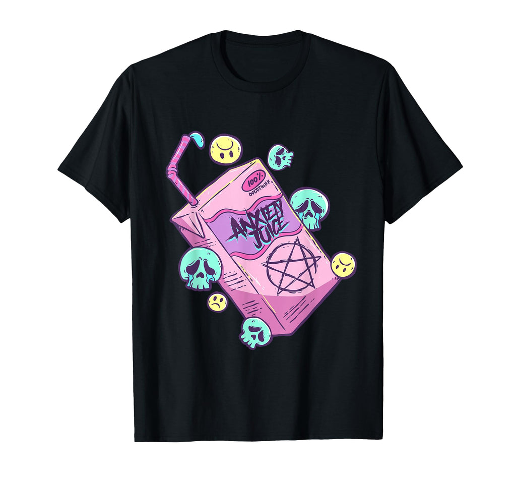 Pastel Goth Anxiety Juice Mental Health T-Shirt - Streetwear Style Unisex - T-Shirt, Sweatshirt, Hoodie