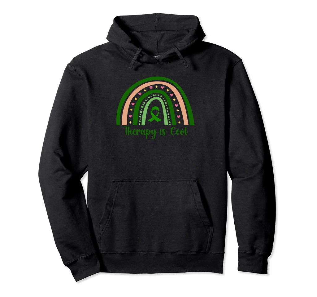 Therapy Is Mental Health Awareness Hoodie - Trendy Graphic for Adults - T-Shirt, Sweatshirt, Hoodie
