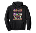 Spooky Season Book Lover Hoodie - Minimalist Print Men Women - T-Shirt, Sweatshirt, Hoodie