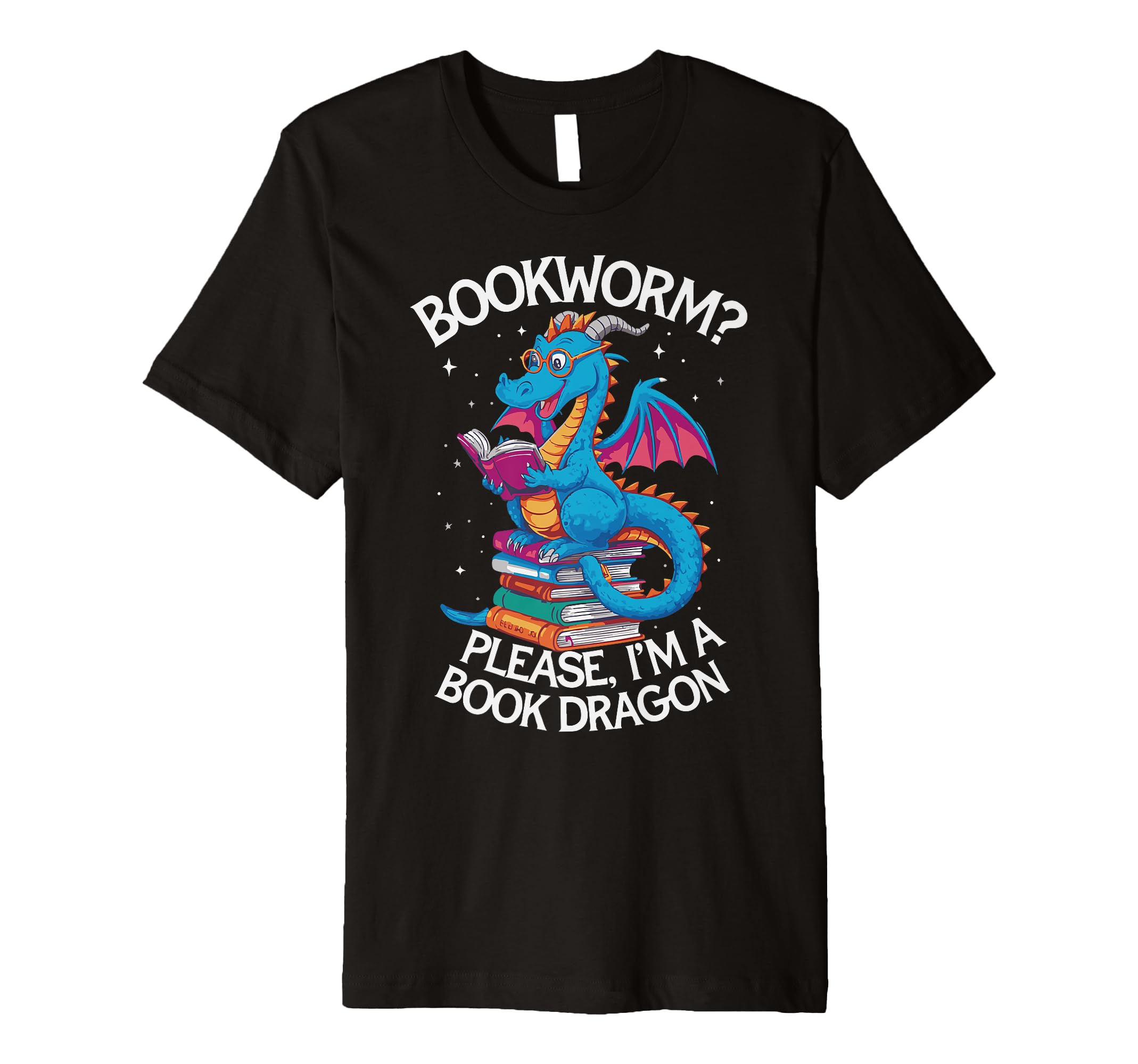 Bookworm Please Im Book Dragon Dragon T-Shirt - Minimalist Print Unisex - T-Shirt, Sweatshirt, Hoodie
