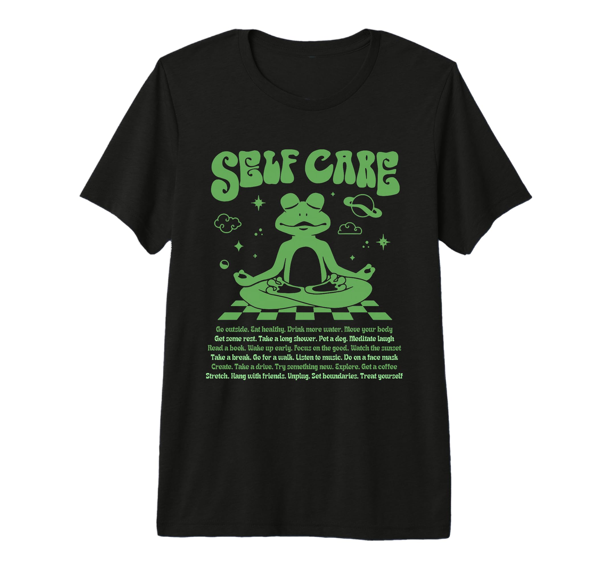 Self Care Positive Aesthetic Self Love T-Shirt - Trendy Graphic for Adults - T-Shirt, Sweatshirt, Hoodie