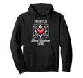 Inspirational Prioritize Heart Hoodie - Fun Novelty Design for Adults - T-Shirt, Sweatshirt, Hoodie