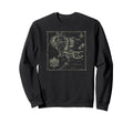 Lord Rings Map Middle Earth Sweatshirt - Novelty Apparel for Adults - T-Shirt, Sweatshirt, Hoodie