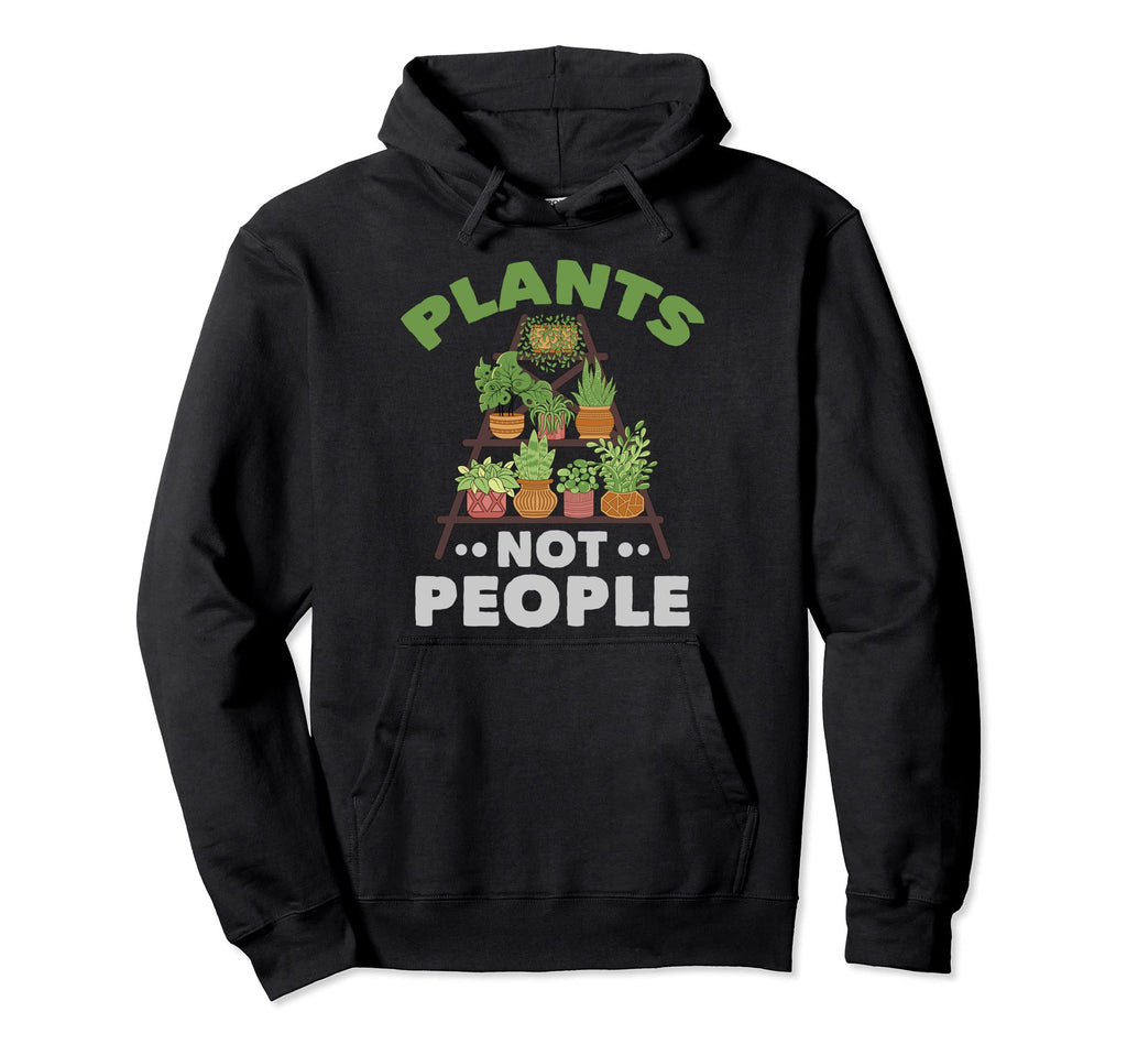 Introvert Gardener Garden Plant Lover Hoodie - Minimalist Print Men Women - T-Shirt, Sweatshirt, Hoodie