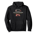 Im Introvert My Social Battery Is 2 Hoodie - Trendy Graphic for Adults - T-Shirt, Sweatshirt, Hoodie