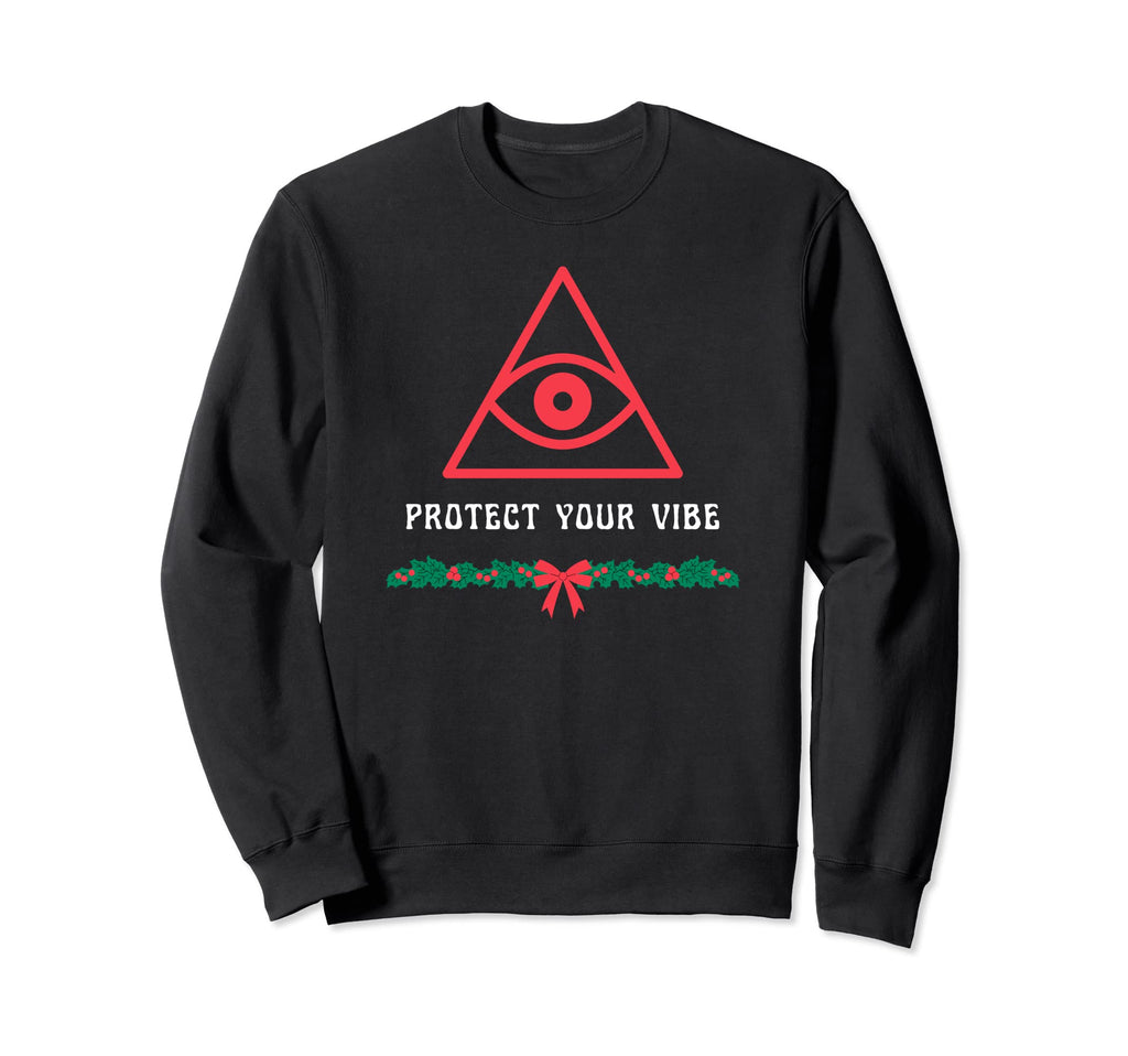 New Age Third Eye Holidays Protect Sweatshirt - Graphic Print for Adults - T-Shirt, Sweatshirt, Hoodie