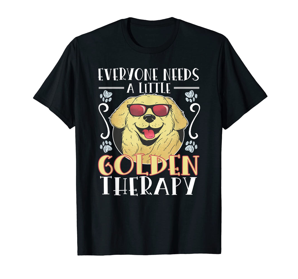 Everyone Needs Little Golden Therapy T-Shirt - Custom Art Print for Adults - T-Shirt, Sweatshirt, Hoodie