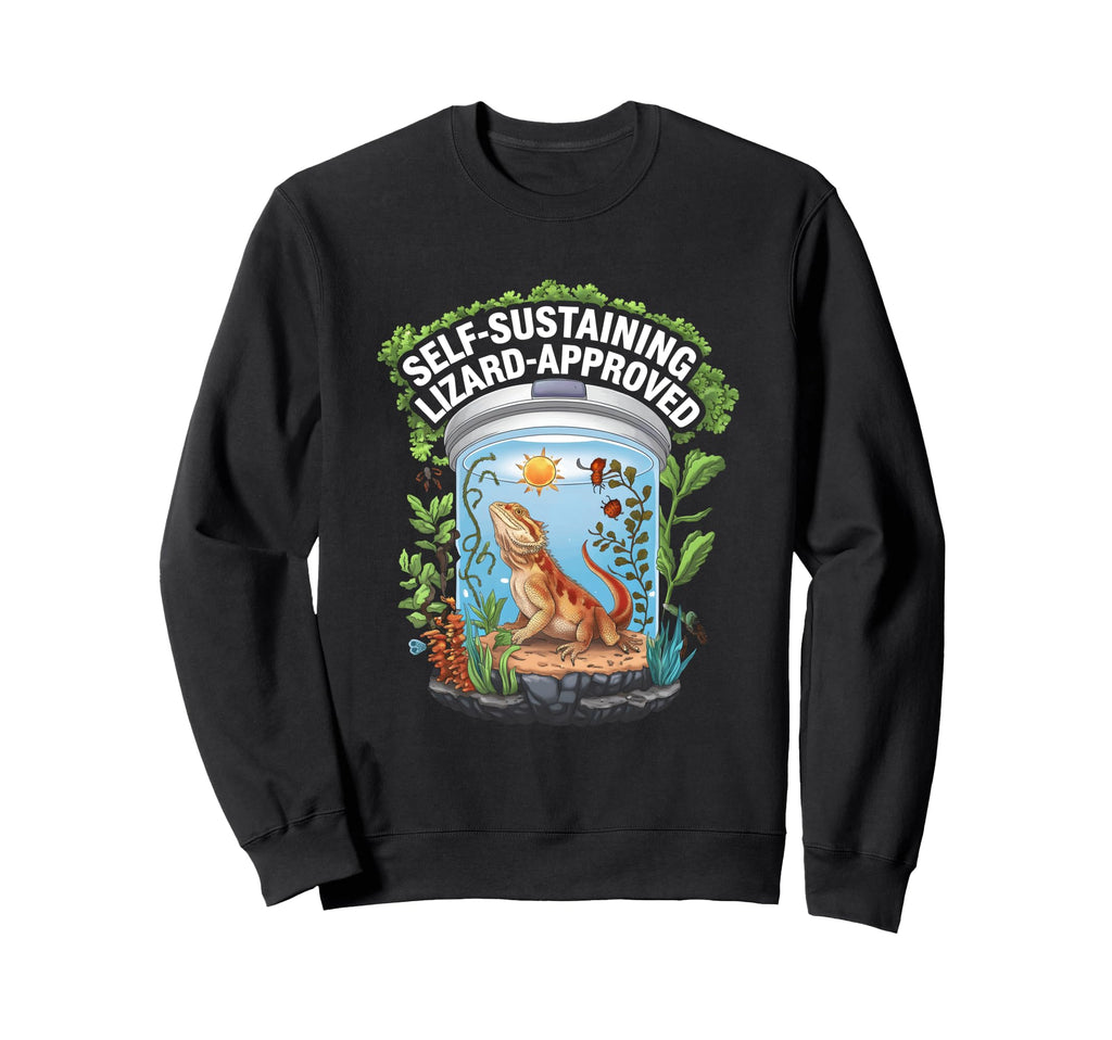 Bearded Dragon Fan Self Sweatshirt - Custom Art Print for Adults - T-Shirt, Sweatshirt, Hoodie