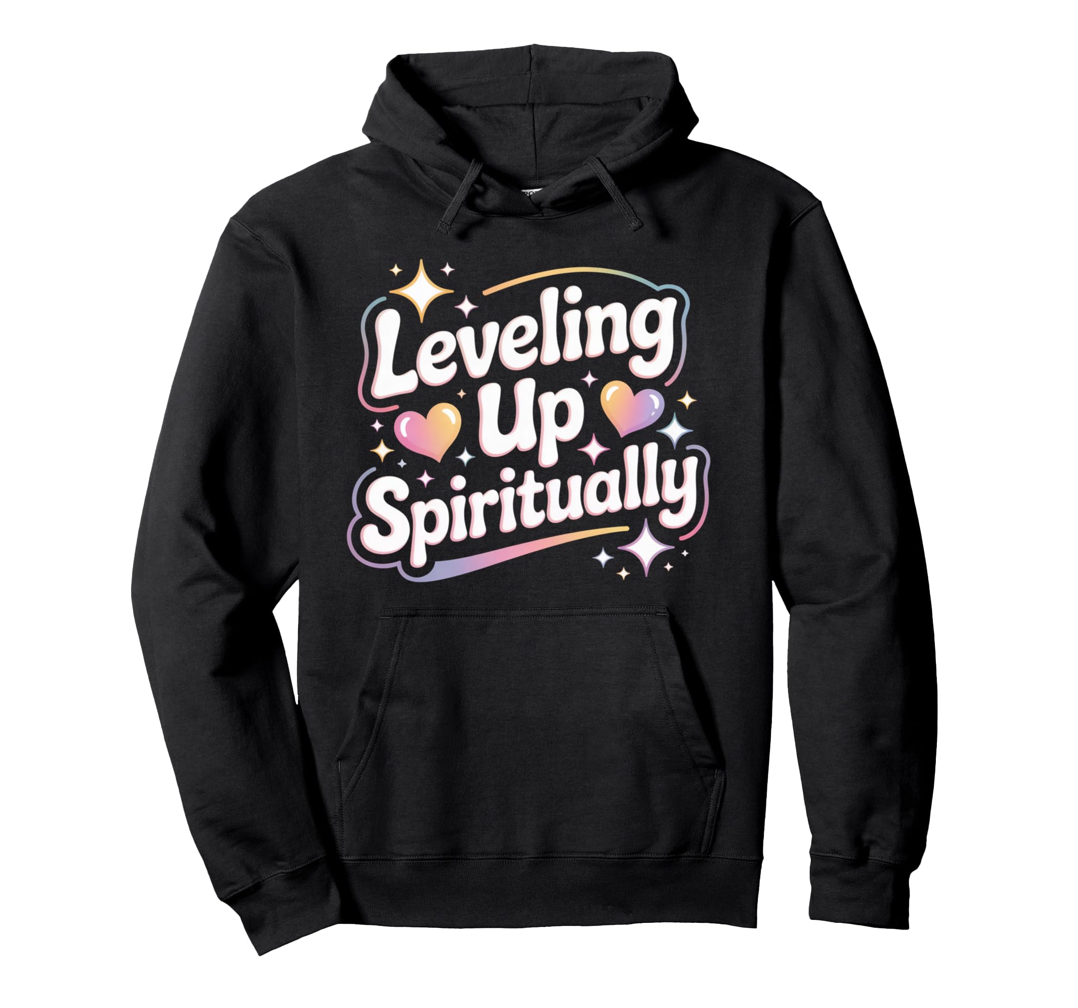 Leveling Up Spiritually Mindfulness Hoodie - Streetwear Style for Adults - T-Shirt, Sweatshirt, Hoodie