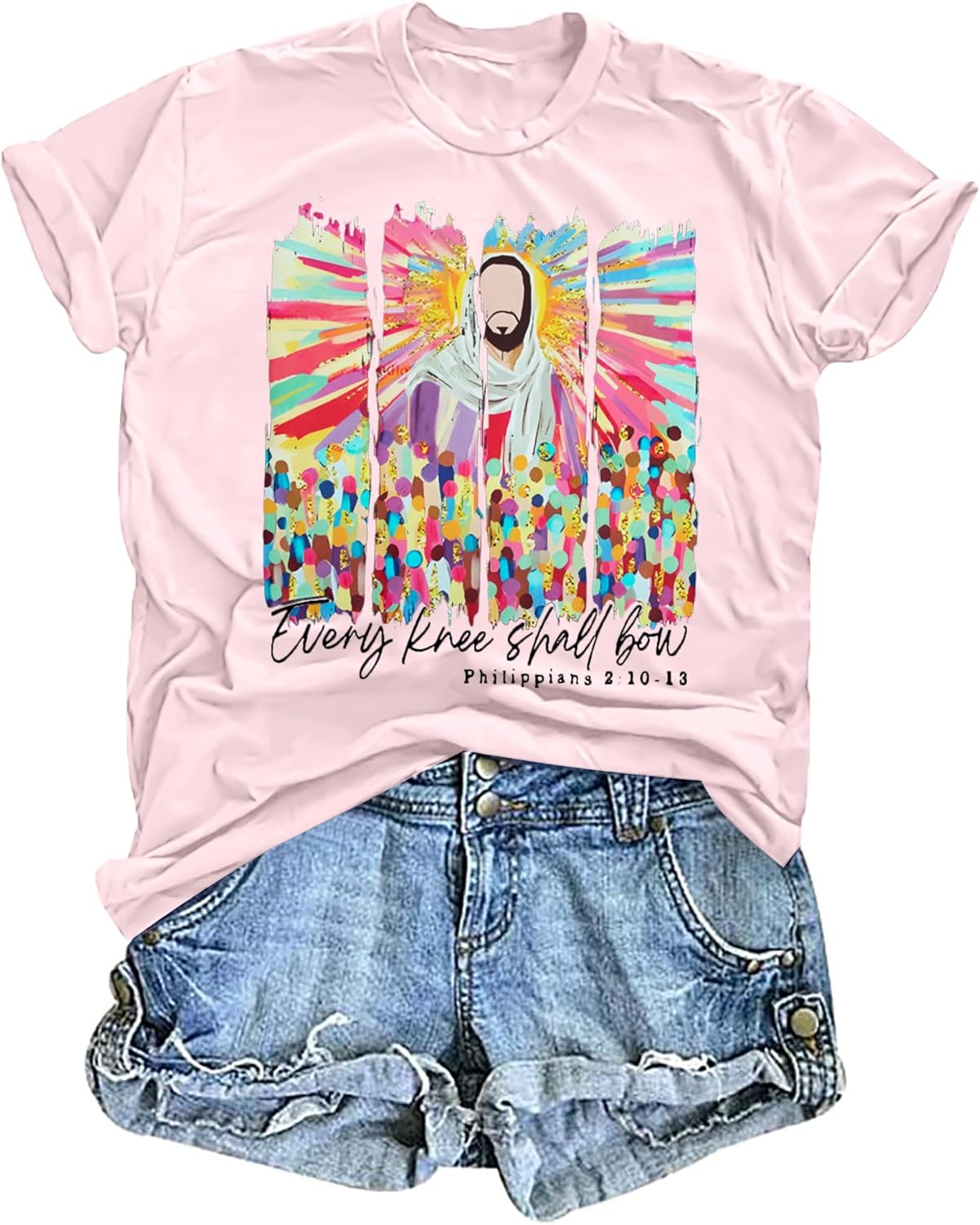 MOUSYA Happy Easter Shirt Women Silly Rabbit Easter is for Jesus Shirt Easter Christian Shirt Easter Tee Tops - T-Shirt, Sweatshirt, Hoodie