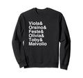 Shakespeare Twelfth Night Sweatshirt - Custom Art Print Men Women - T-Shirt, Sweatshirt, Hoodie