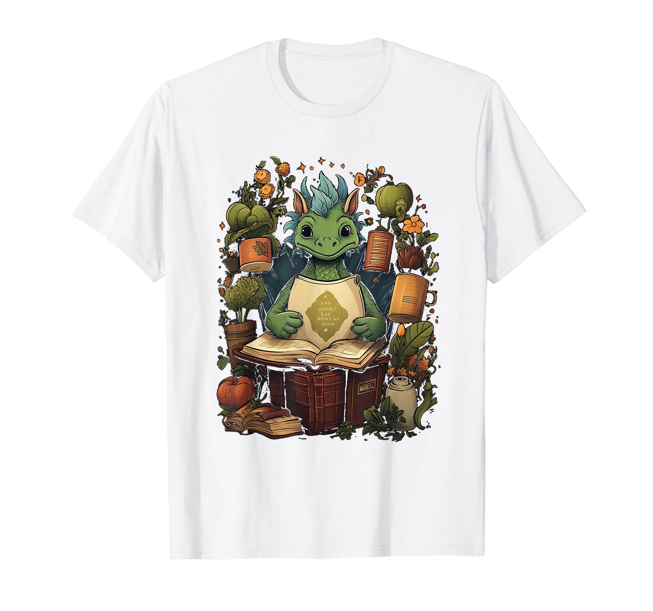 Book Dragon Reading Books Bookworm T-Shirt - Streetwear Style for Adults - T-Shirt, Sweatshirt, Hoodie