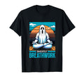 Ghost Monster Meditation Mindfulness T-Shirt - Custom Art Print for Adults - T-Shirt, Sweatshirt, Hoodie