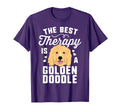 Best Therapy Is Goldendoodle T-Shirt - Casual Everyday Wear Men Women - T-Shirt, Sweatshirt, Hoodie