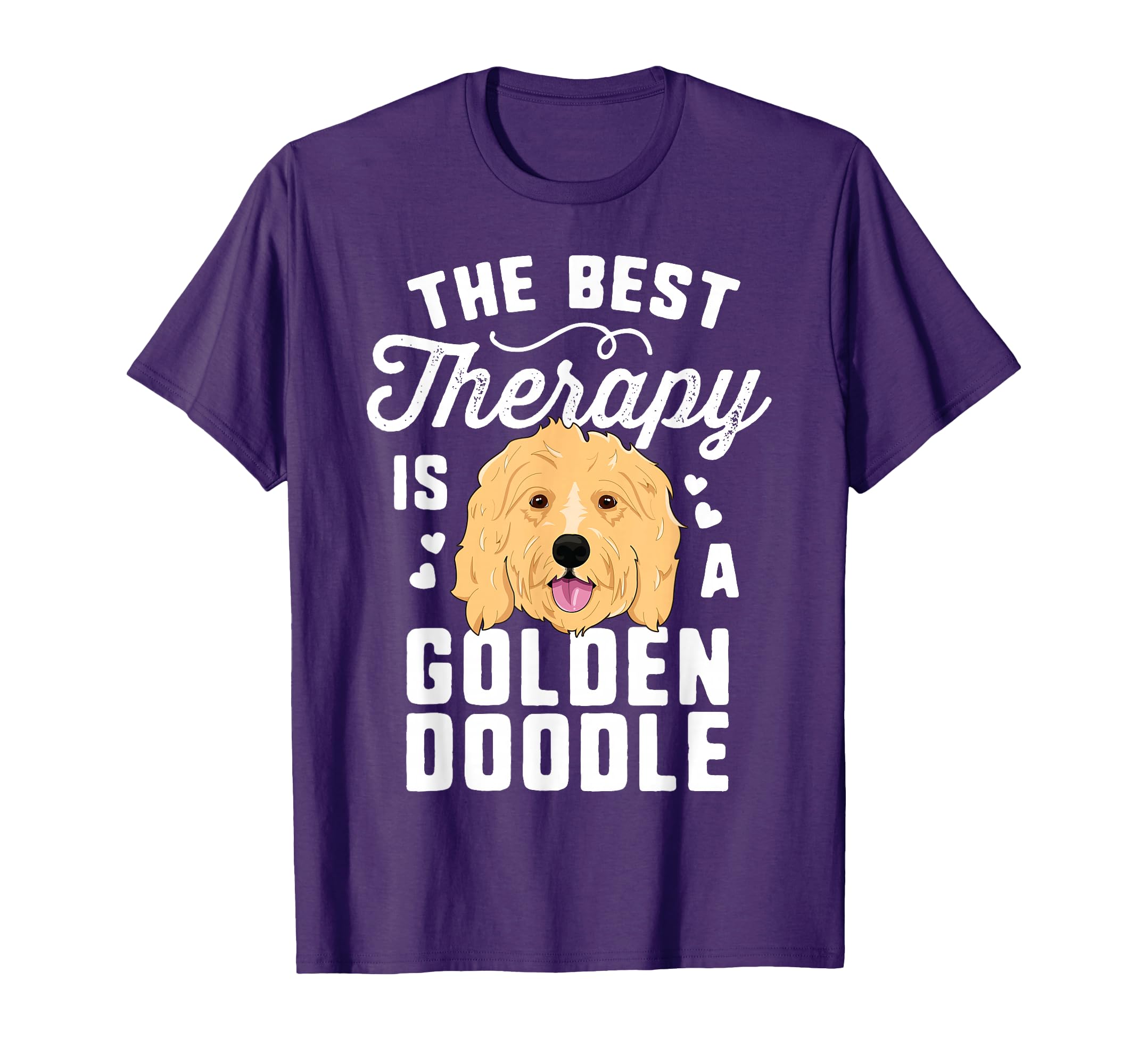 Best Therapy Is Goldendoodle T-Shirt - Casual Everyday Wear Men Women - T-Shirt, Sweatshirt, Hoodie