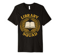 Library Squad Open Book Nerd Funny T-Shirt - Trendy Graphic Unisex - T-Shirt, Sweatshirt, Hoodie
