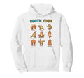 Chakras Mandala Sloth Yoga Poses Hoodie - Graphic Print for Adults - T-Shirt, Sweatshirt, Hoodie