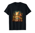 Book Nerd Dragon Reading Library T-Shirt - Aesthetic Graphic Men Women - T-Shirt, Sweatshirt, Hoodie