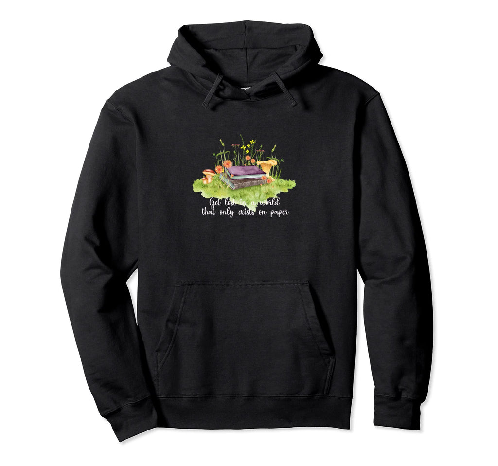 Books Reading Books Wildflowers Book Hoodie - Streetwear Style for Adults - T-Shirt, Sweatshirt, Hoodie