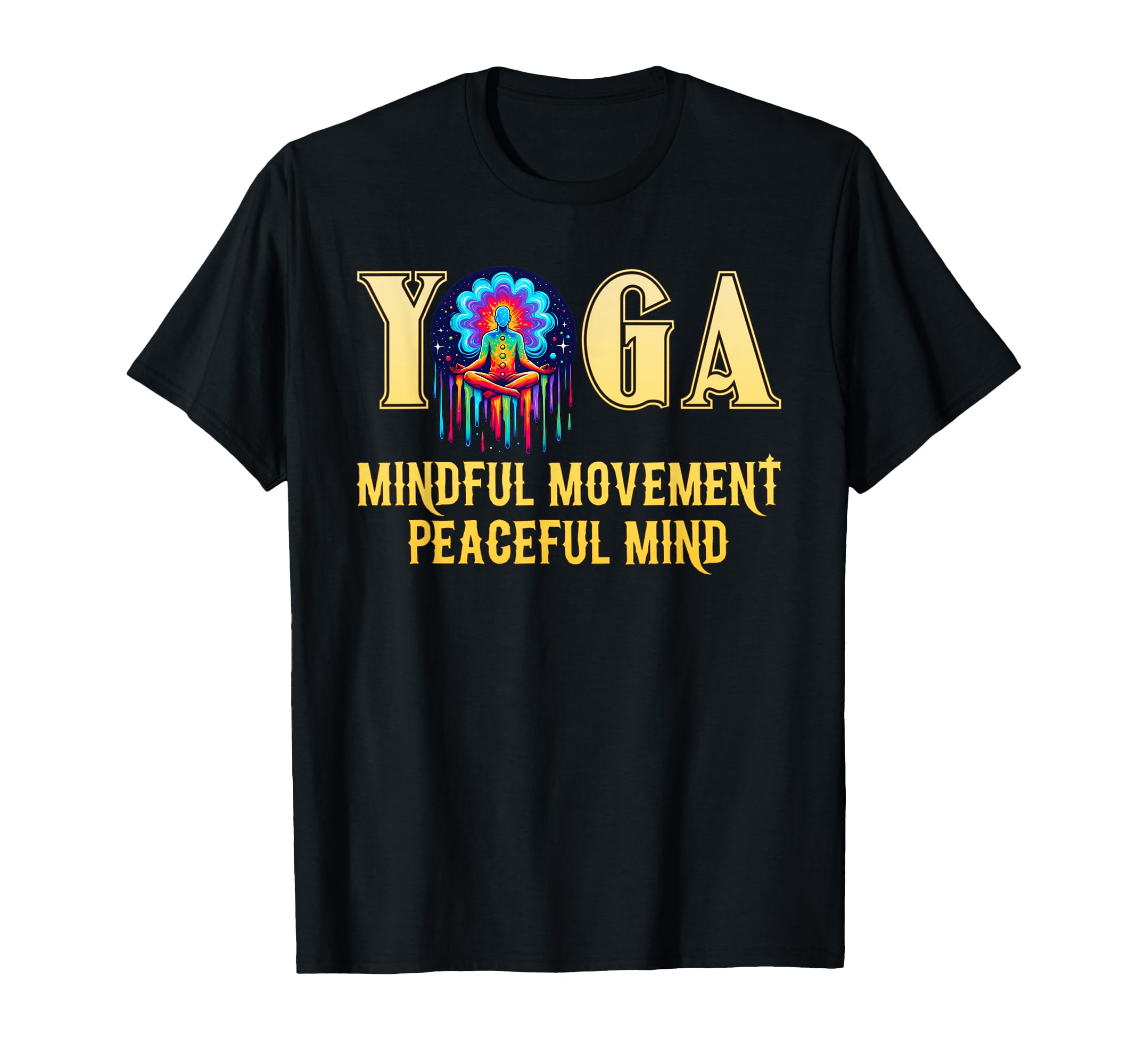 Yoga Outfit Mindful Movement T-Shirt - Minimalist Print for Adults - T-Shirt, Sweatshirt, Hoodie