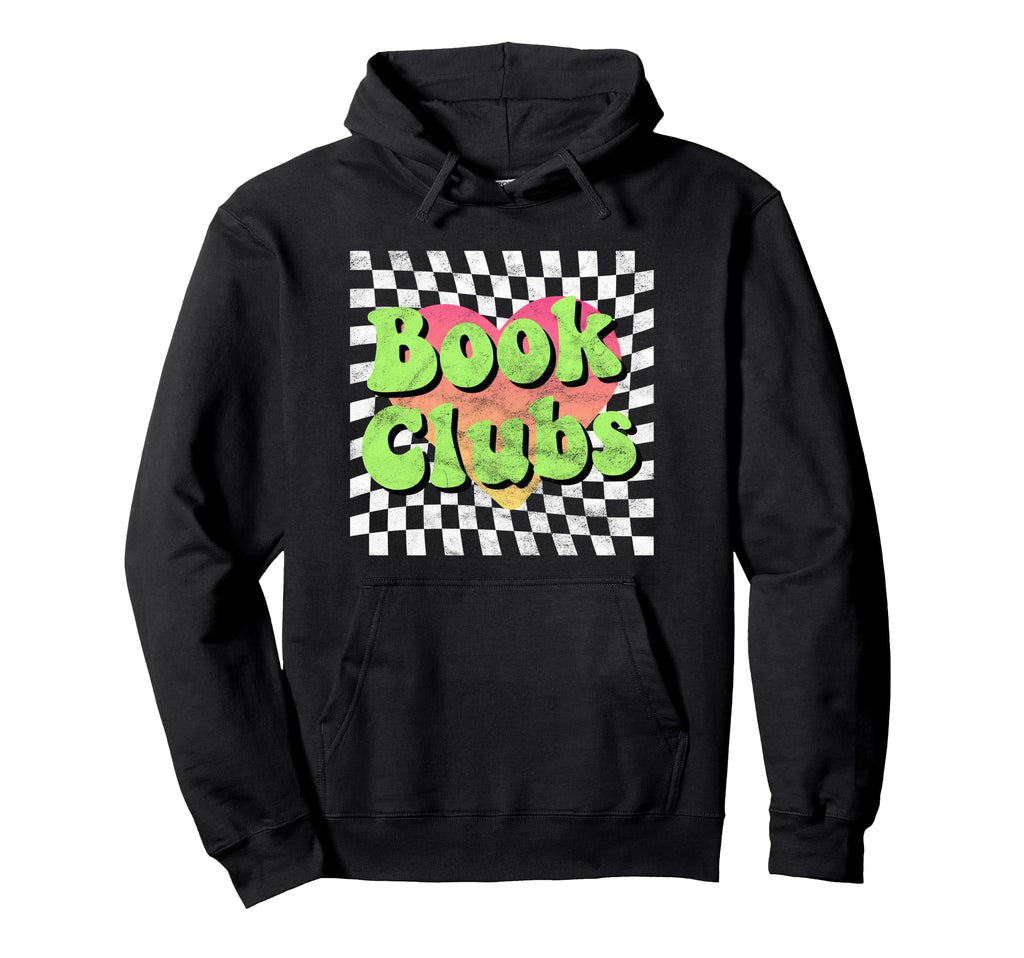 Book Clubs Book Club Lover Heart Hoodie - Fun Novelty Design for Adults - T-Shirt, Sweatshirt, Hoodie