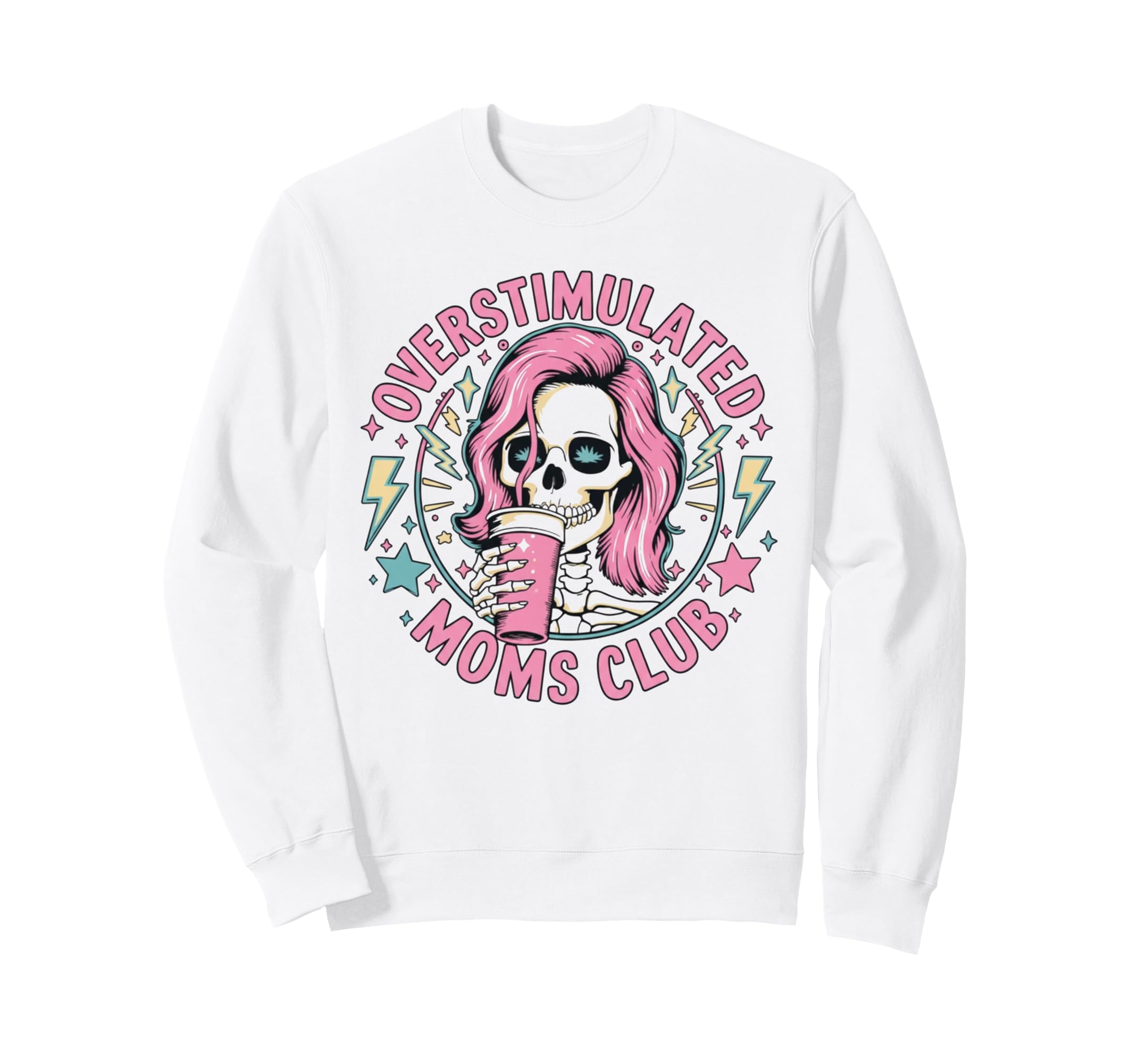Overstimulated Moms Club Mommy Sweatshirt - Fun Novelty Design Unisex - T-Shirt, Sweatshirt, Hoodie
