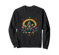 Rainbow Crystal Cluster Sweatshirt - Casual Everyday Wear Men Women - T-Shirt, Sweatshirt, Hoodie