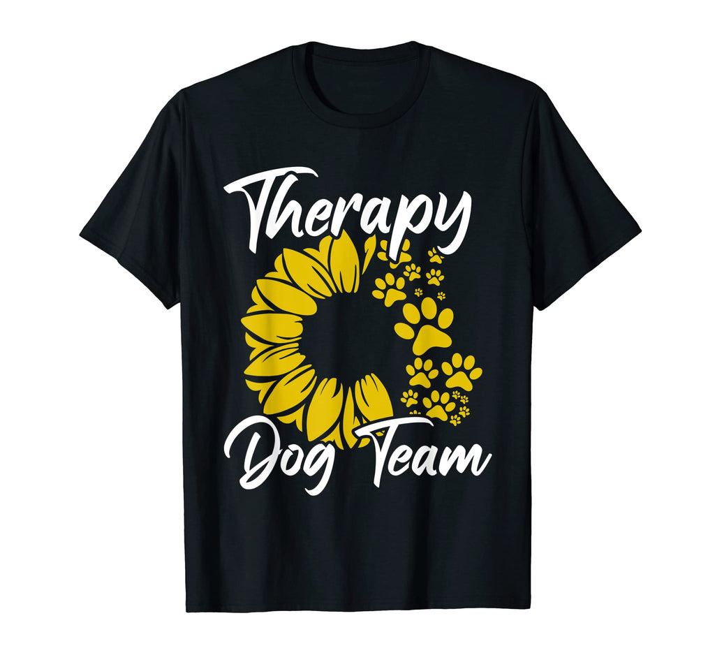 Therapy Dog Team Group Dog Handler T-Shirt - Novelty Apparel for Adults - T-Shirt, Sweatshirt, Hoodie