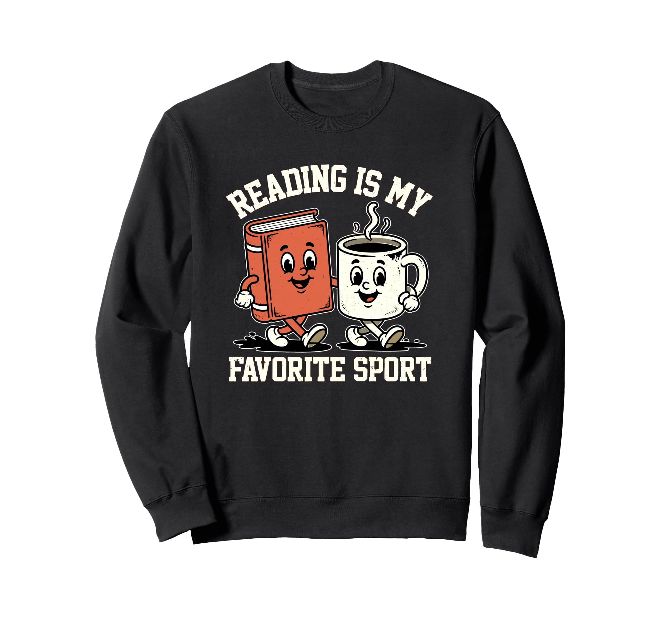 Reading Is My Favorite Sport Funny Sweatshirt - Unique Graphic Men Women - T-Shirt, Sweatshirt, Hoodie