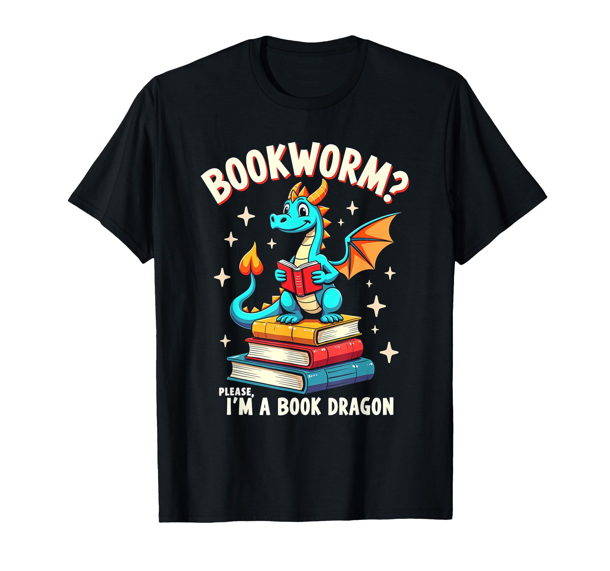Bookworm Please Im Book Dragon T-Shirt - Minimalist Print for Adults - T-Shirt, Sweatshirt, Hoodie