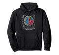 Colorful Rainbow Brain Neurodiversity Hoodie - Novelty Apparel Unisex - T-Shirt, Sweatshirt, Hoodie
