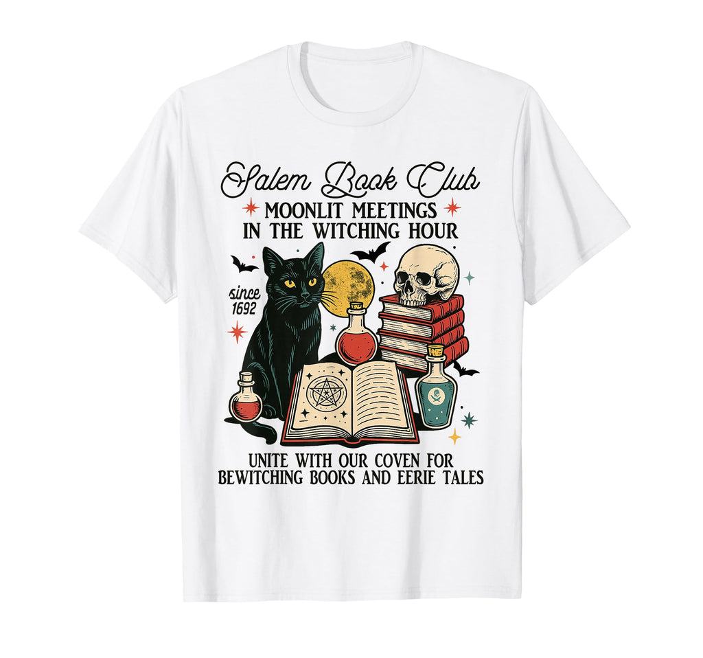 Reading Book Lover Witch Massachusetts T-Shirt - Novelty Apparel Unisex - T-Shirt, Sweatshirt, Hoodie