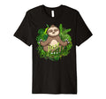 Happy Sloth Breath Mindfulness T-Shirt - Fun Novelty Design for Adults - T-Shirt, Sweatshirt, Hoodie