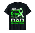 I Wear Green My Dad Mental Health T-Shirt - Minimalist Print Men Women - T-Shirt, Sweatshirt, Hoodie