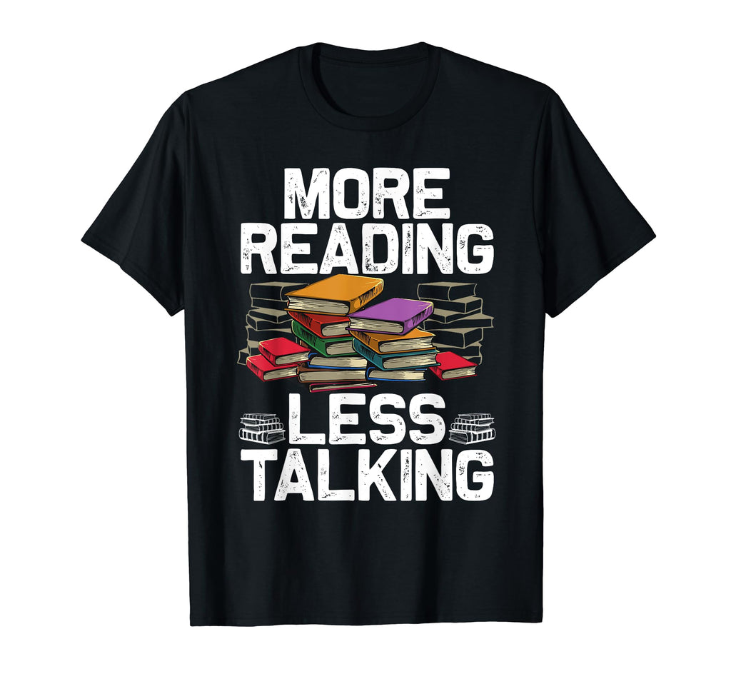 Reading Books Book Lover Bookworm T-Shirt - Custom Art Print Men Women - T-Shirt, Sweatshirt, Hoodie