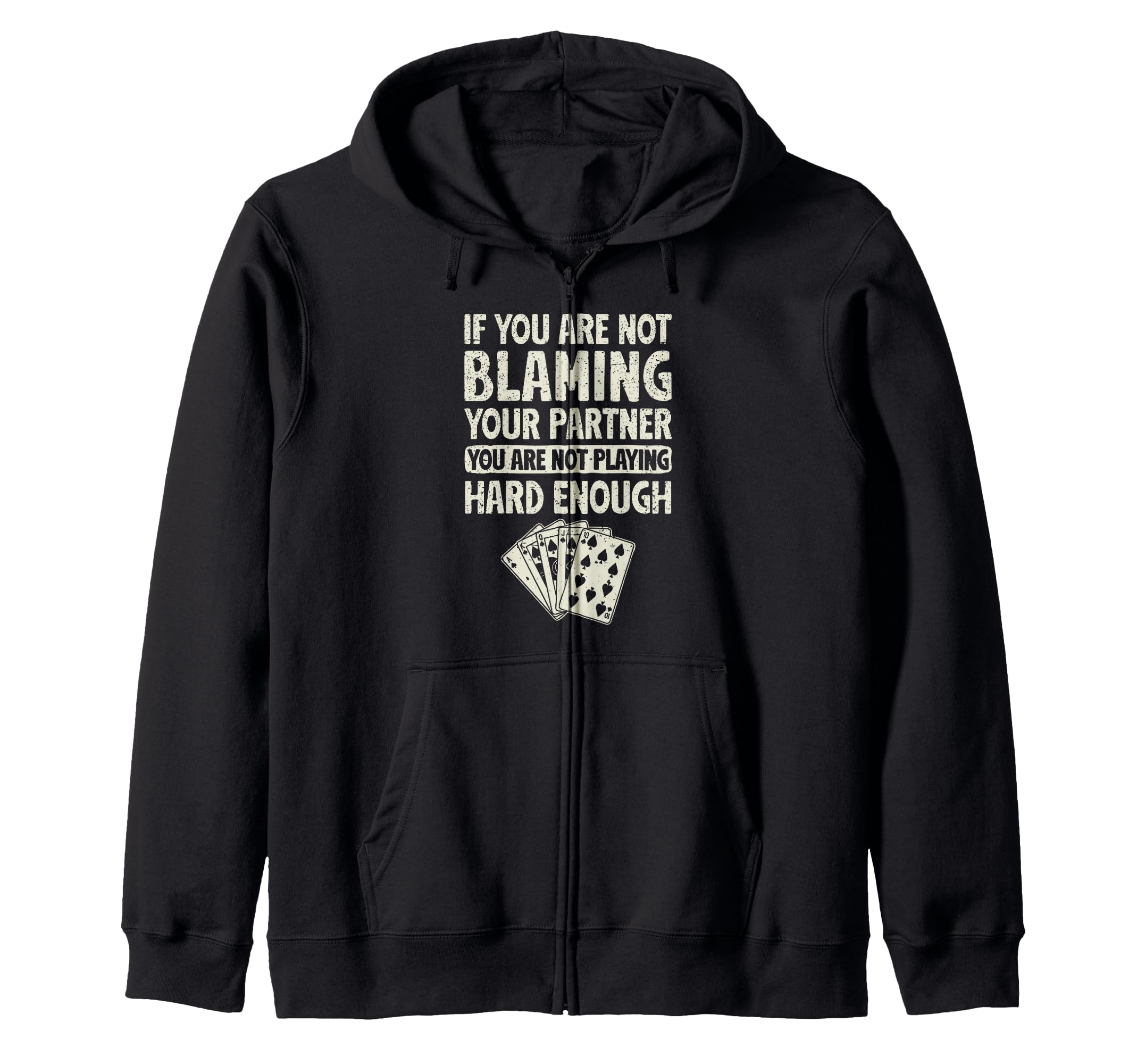Funny Spades Card Game Tees Hoodie - Custom Art Print Unisex - T-Shirt, Sweatshirt, Hoodie