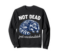 Feral Racoon Raccoon Overstimulated Sweatshirt - Streetwear Style Unisex - T-Shirt, Sweatshirt, Hoodie