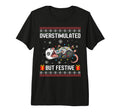 Overstimulated But Festive Possum T-Shirt - Aesthetic Graphic Men Women - T-Shirt, Sweatshirt, Hoodie