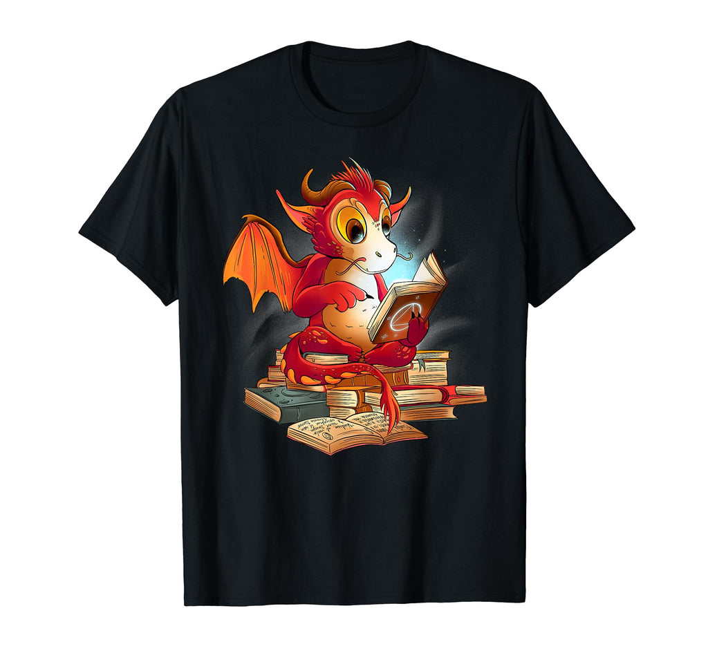 Dragon Book Lover T-Shirt - Streetwear Style Men Women - T-Shirt, Sweatshirt, Hoodie