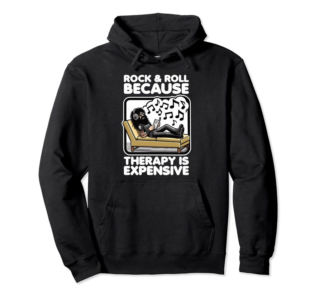 Funny Rock Roll Music Fan Self Care Hoodie - Trendy Graphic for Adults - T-Shirt, Sweatshirt, Hoodie