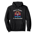 Hold Partner Im Overstimulated Cat Hoodie - Fun Novelty Design Men Women - T-Shirt, Sweatshirt, Hoodie