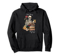 Skeleton Floral Read Books Be Hoodie - Casual Everyday Wear for Adults - T-Shirt, Sweatshirt, Hoodie