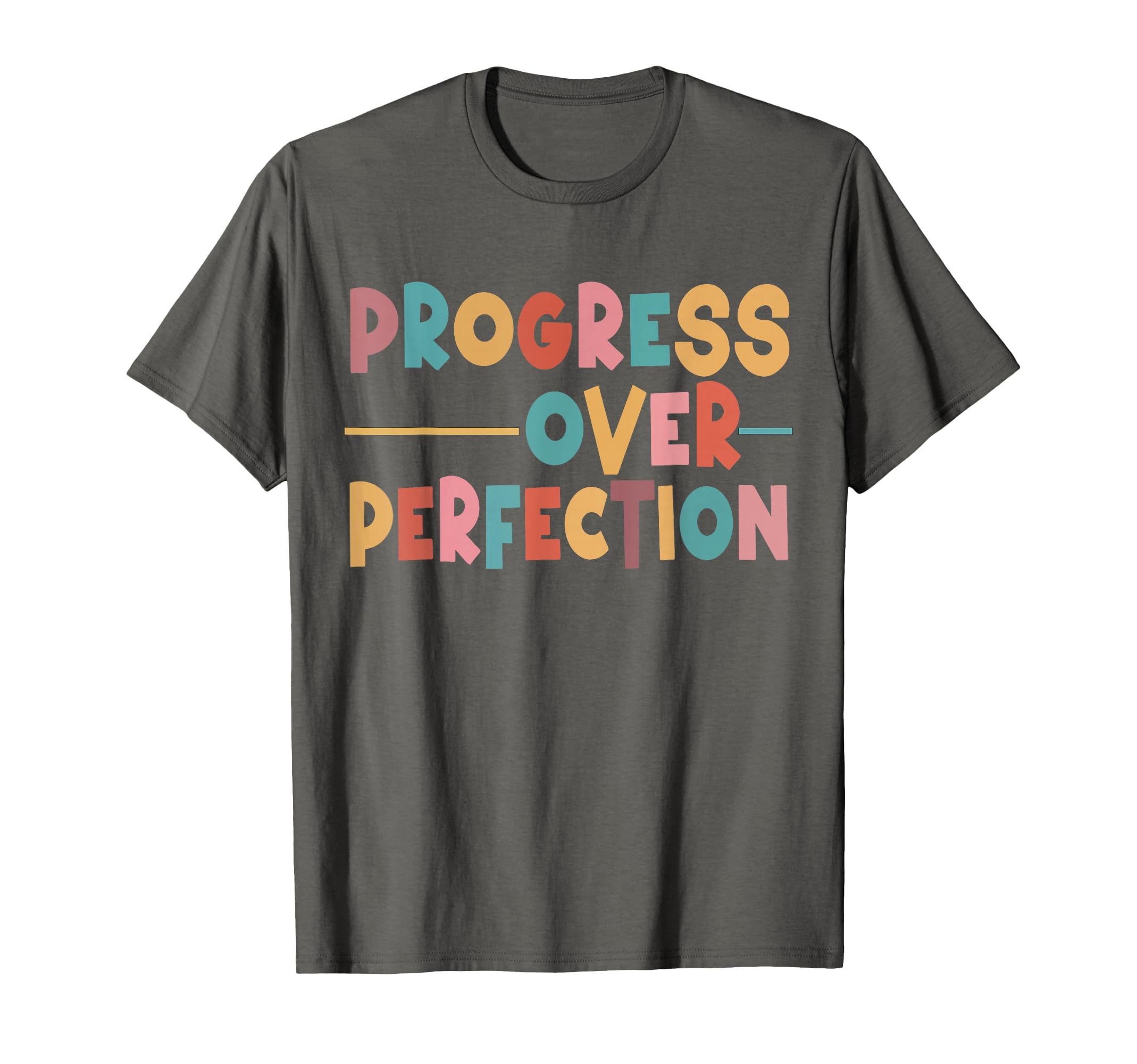 Progress Over Perfection Motivational T-Shirt - Aesthetic Graphic Unisex - T-Shirt, Sweatshirt, Hoodie
