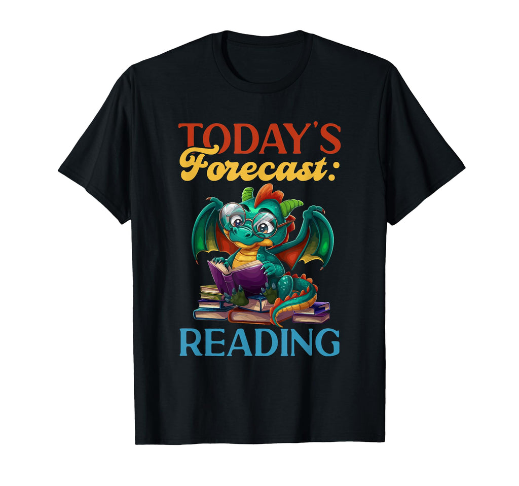 Reading Dragon Shirts Magical Book Lover T-Shirt - Minimalist Print Unisex - T-Shirt, Sweatshirt, Hoodie