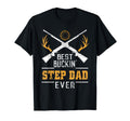 Mens Best Buckin Step Dad Ever T-Shirt - Unique Graphic Unisex - T-Shirt, Sweatshirt, Hoodie