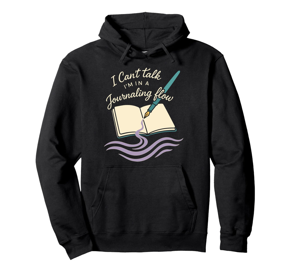 Mindfulness Journaling Self Care Hoodie - Novelty Apparel for Adults - T-Shirt, Sweatshirt, Hoodie